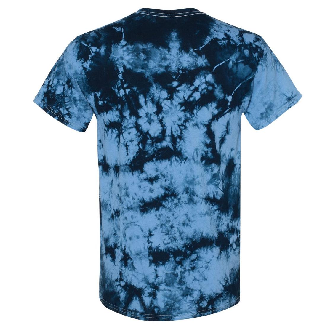 Black/Columbia T-Shirts - Dyenomite - Crystal Tie Dye