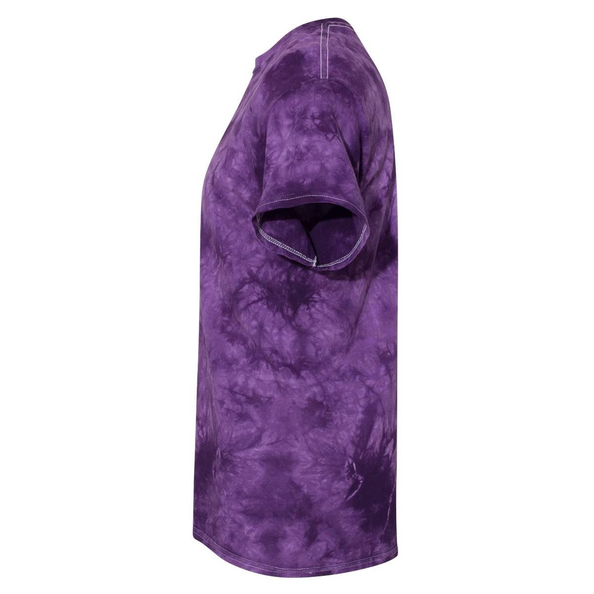 Black/Columbia T-Shirts - Dyenomite - Crystal Tie Dye
