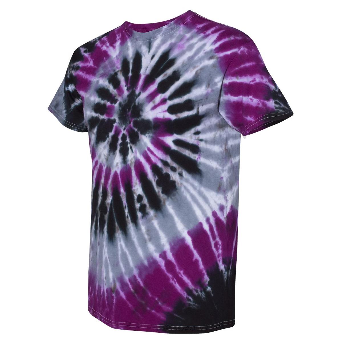 Aurora T-Shirts - Colorful Spiral Tee - Dyenomite - Vibrant