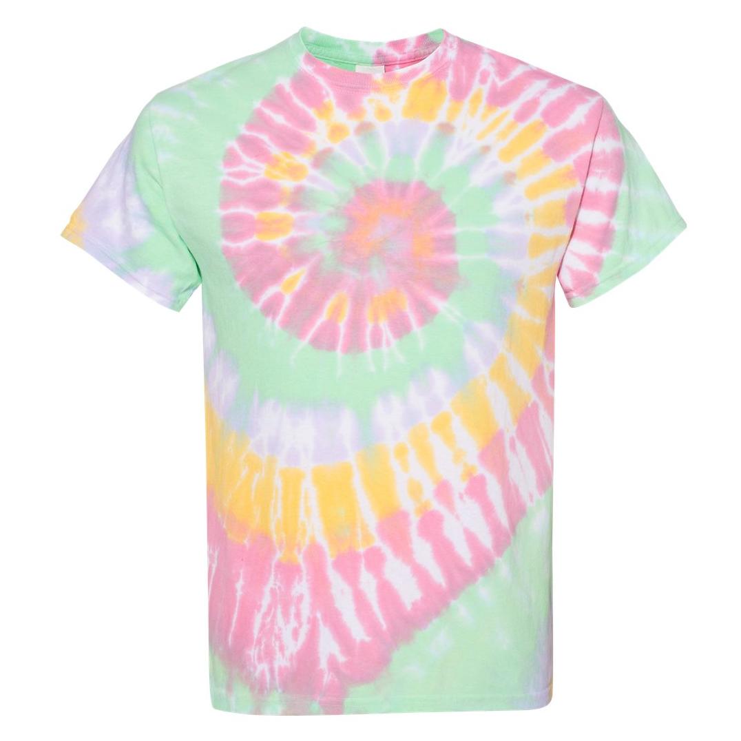 Aurora T-Shirts - Colorful Spiral Tee - Dyenomite - Vibrant