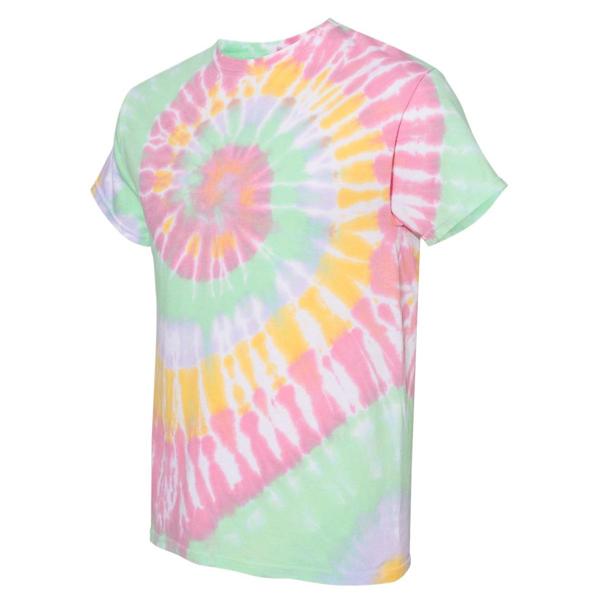 Aurora T-Shirts - Colorful Spiral Tee - Dyenomite - Vibrant