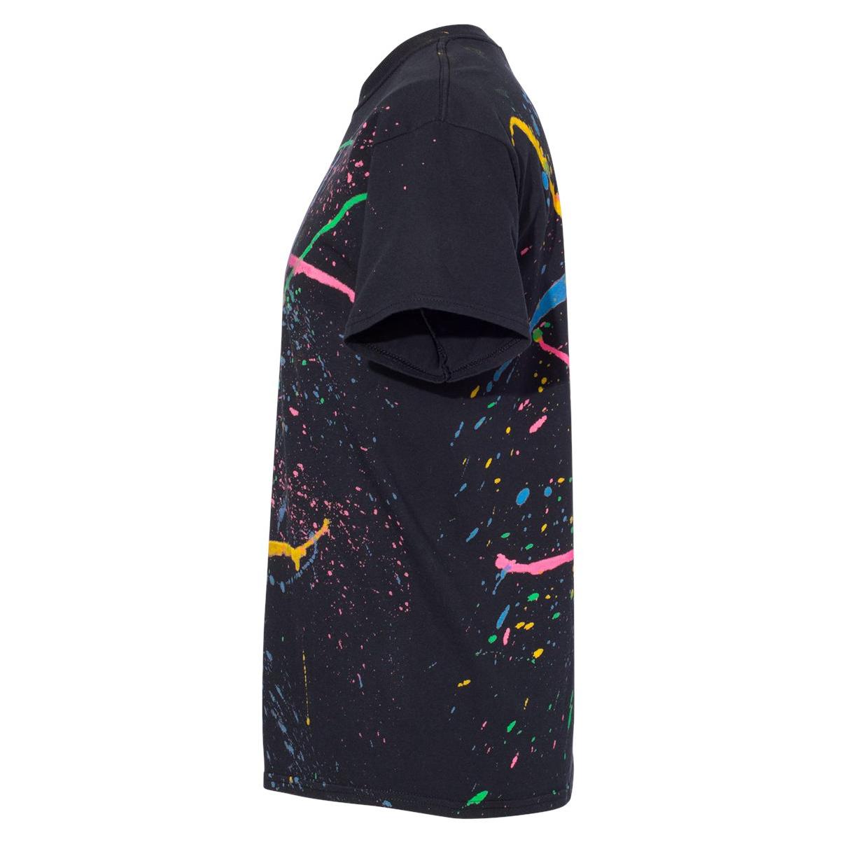 Black/Rainbow T-Shirt - Dyenomite - Cotton Fabric