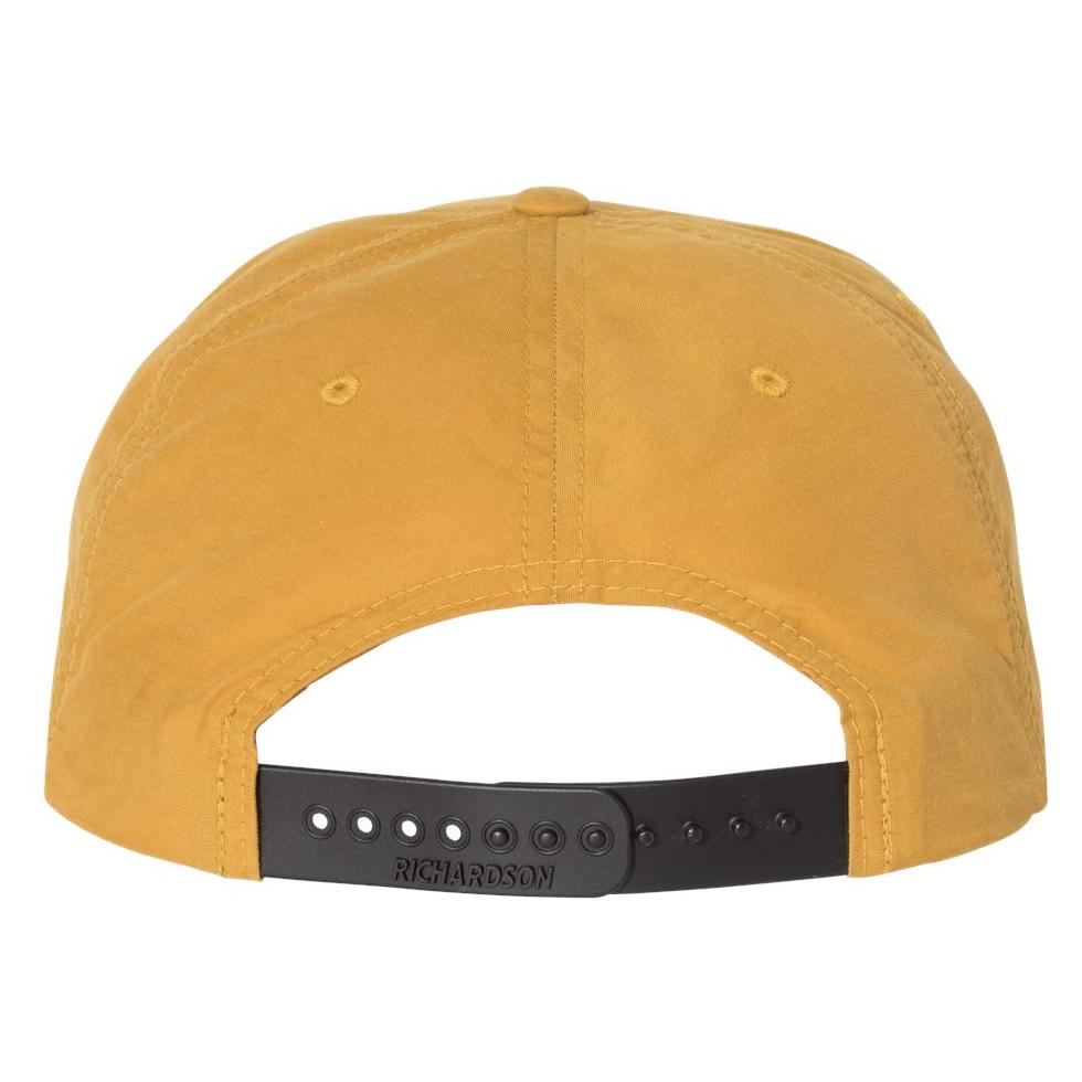 White/Black Flat Brim Hat - Richardson - Stylish Design