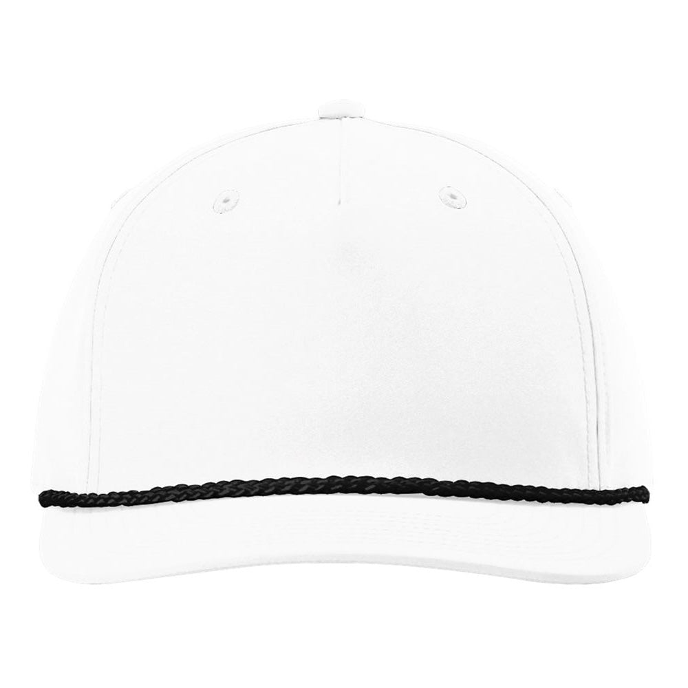 White/Black Ball Caps - Richardson - Snapback Fit