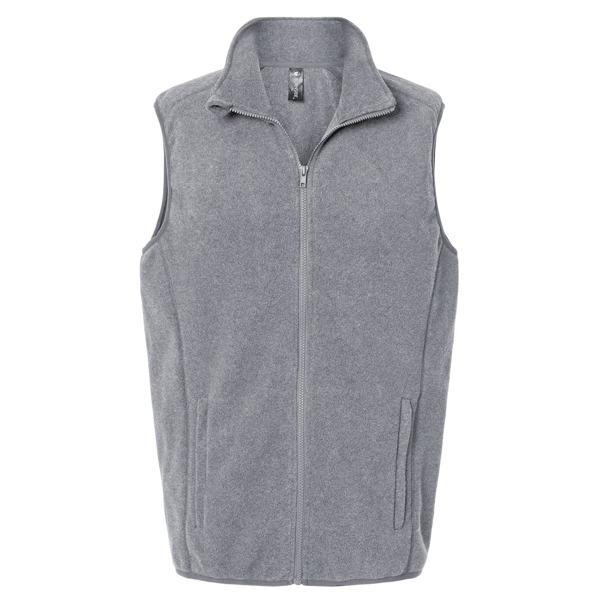 Black Vests - Cozy Fleece Vest - Burnside - Durable Comfort
