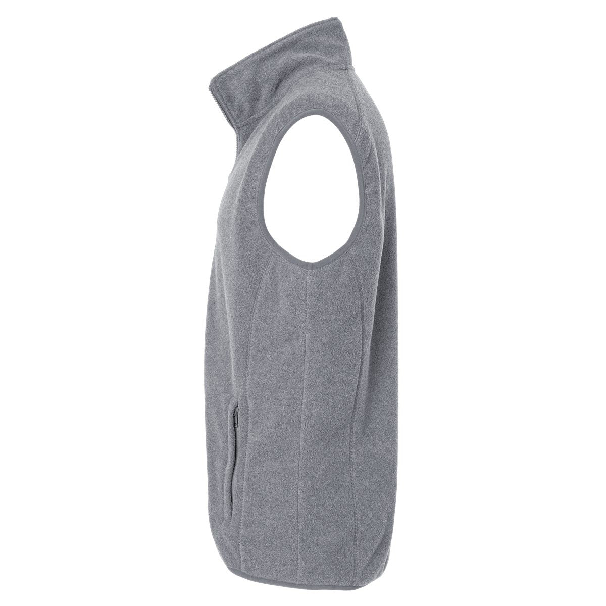 Black Vests - Cozy Fleece Vest - Burnside - Durable Comfort