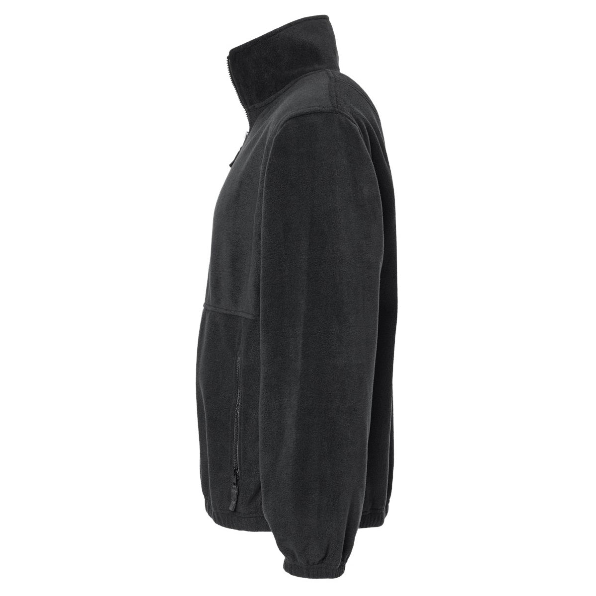Black Fleece Jacket - Burnside - Lightweight Design