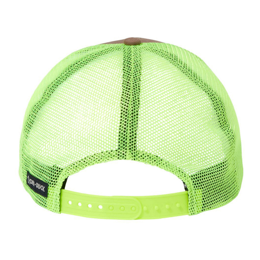 Black Neon Yellow Ball Caps - DRI DUCK - Breathable Design