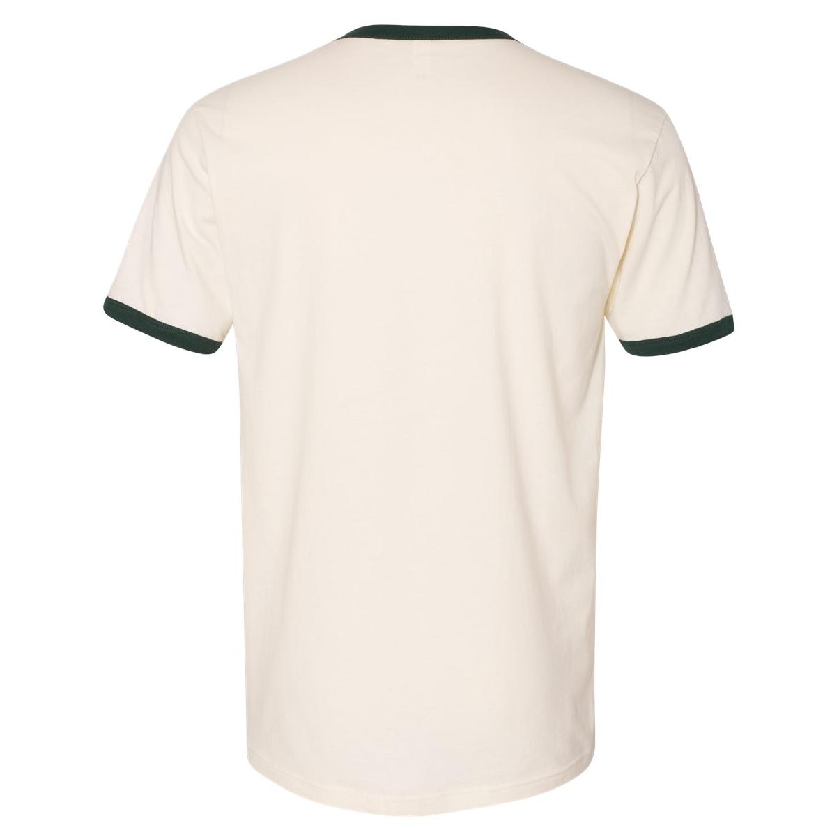 Black/Natural T-Shirts - Next Level - Fine Jersey Ringer