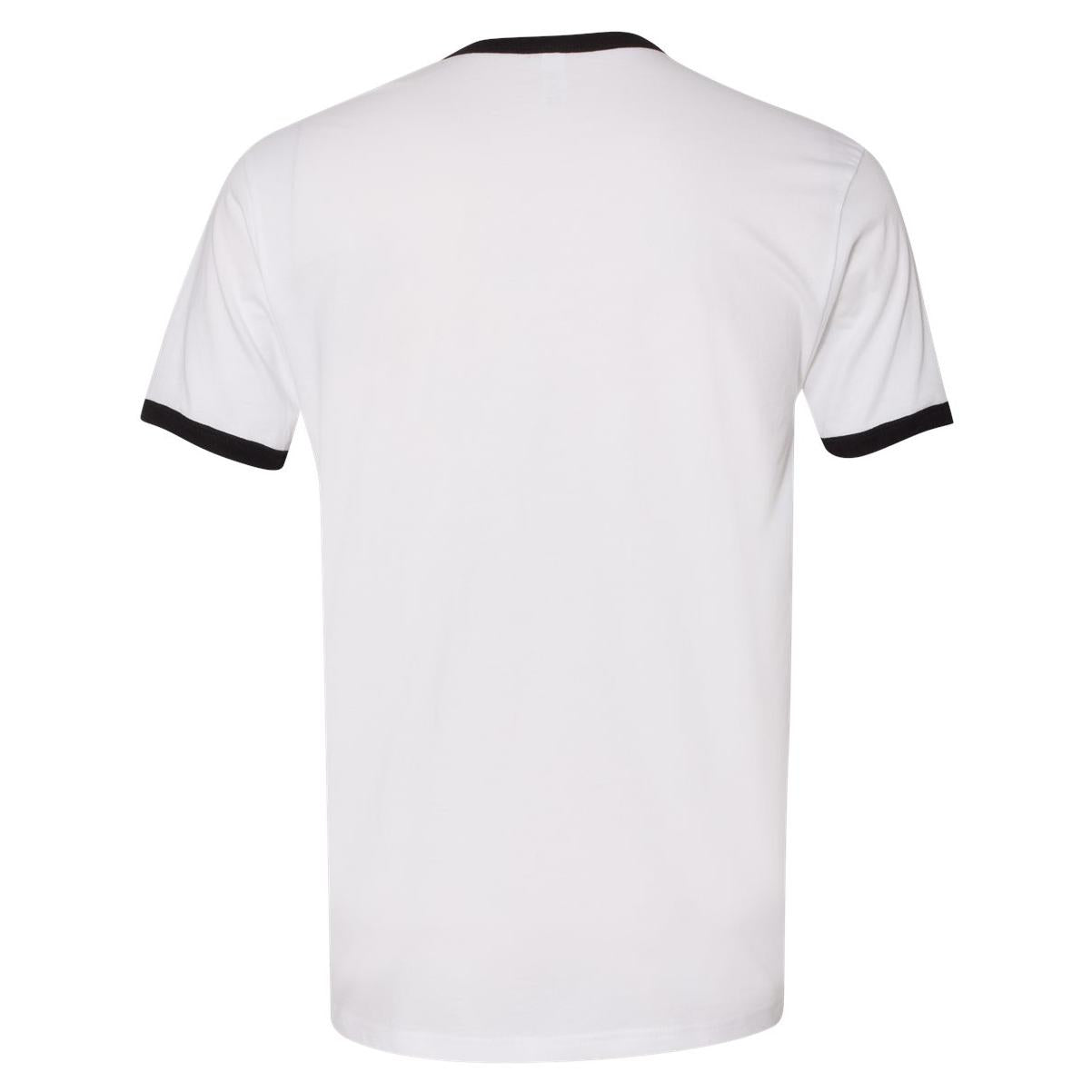 Black/Natural T-Shirts - Next Level - Fine Jersey Ringer