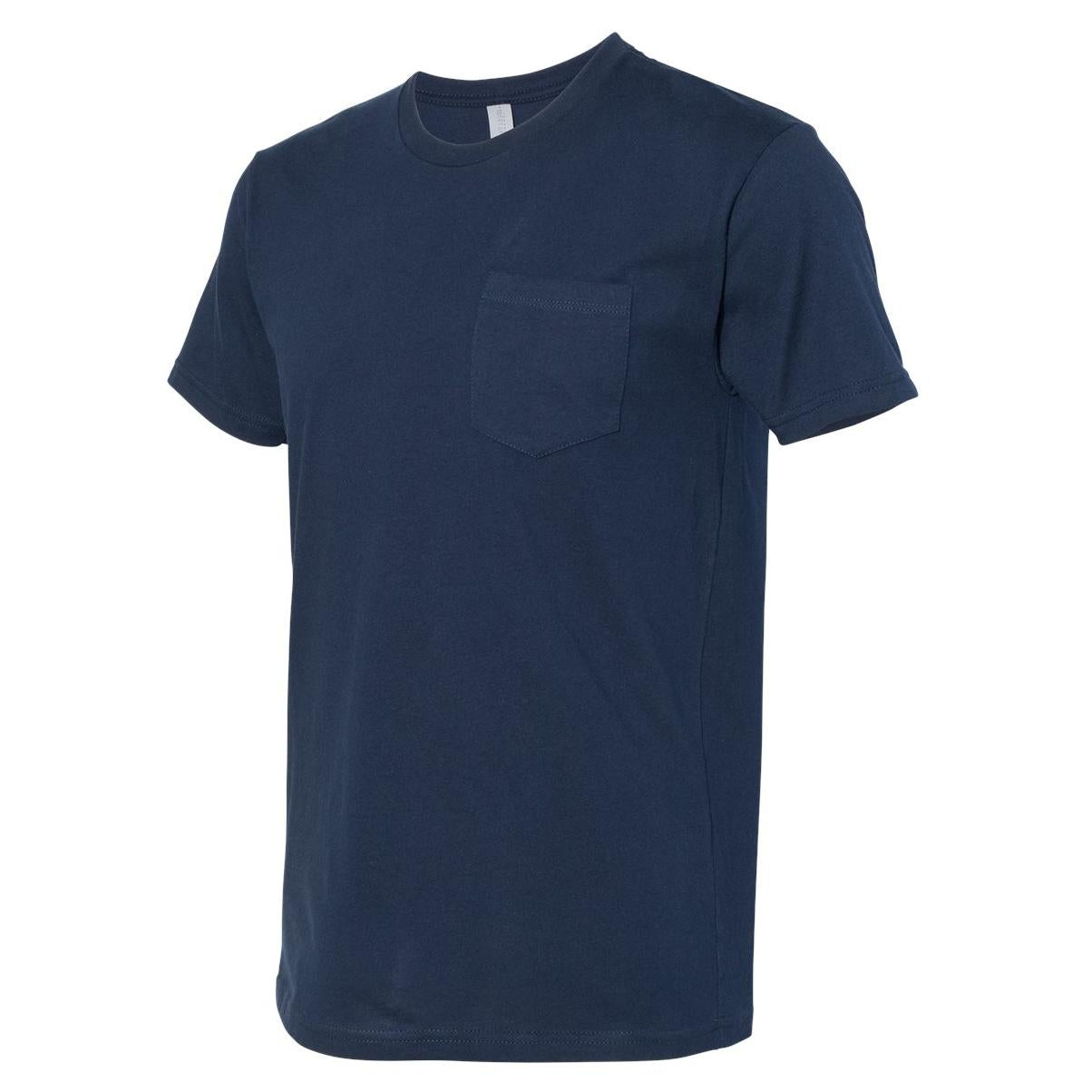 Black T-Shirts - Next Level - Cotton Pocket Crew