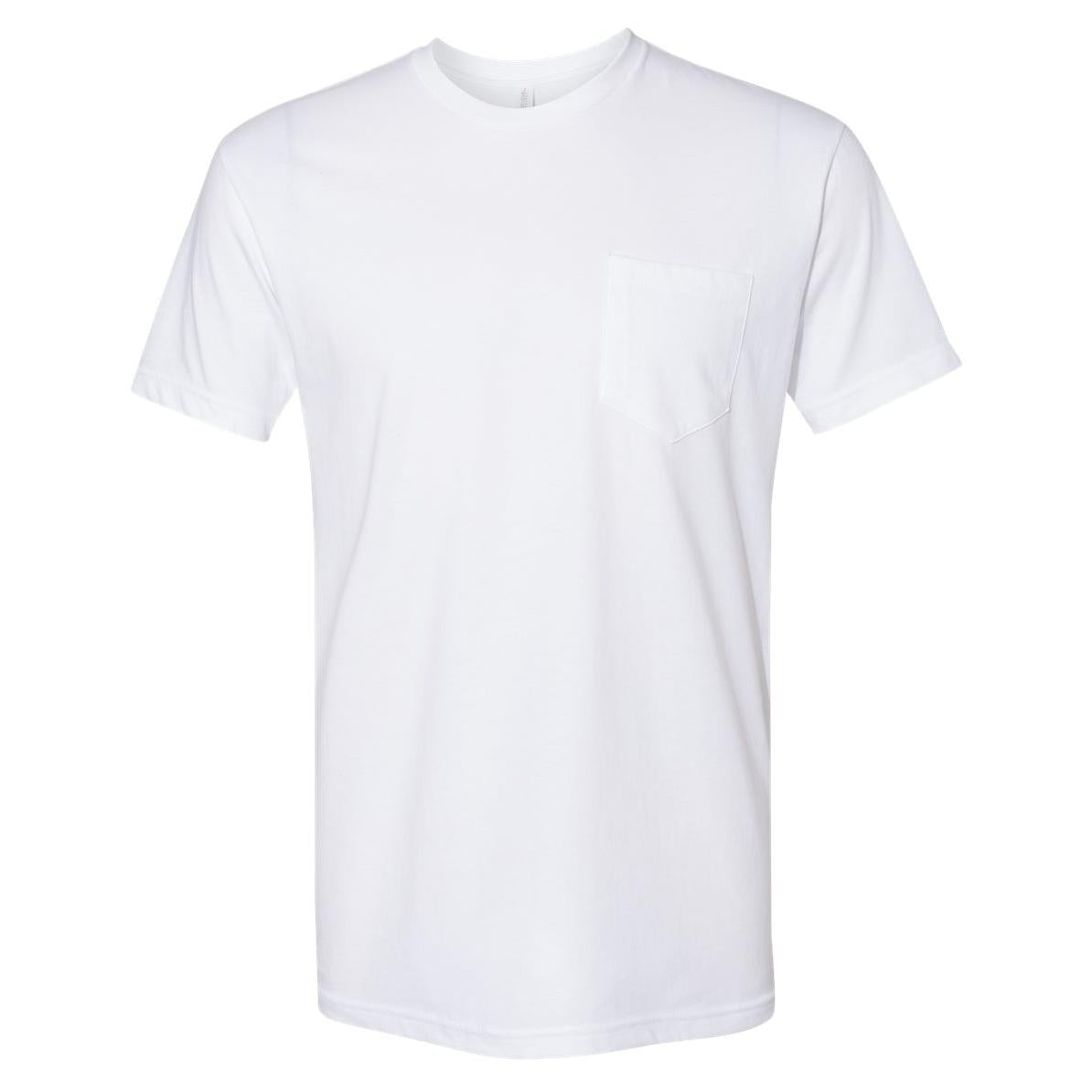 Black T-Shirts - Next Level - Cotton Pocket Crew