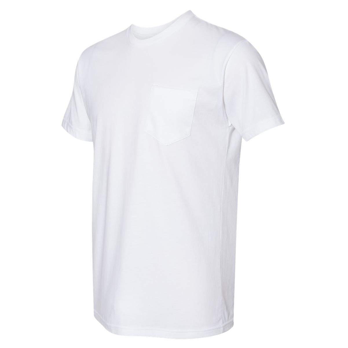 Black T-Shirts - Next Level - Cotton Pocket Crew