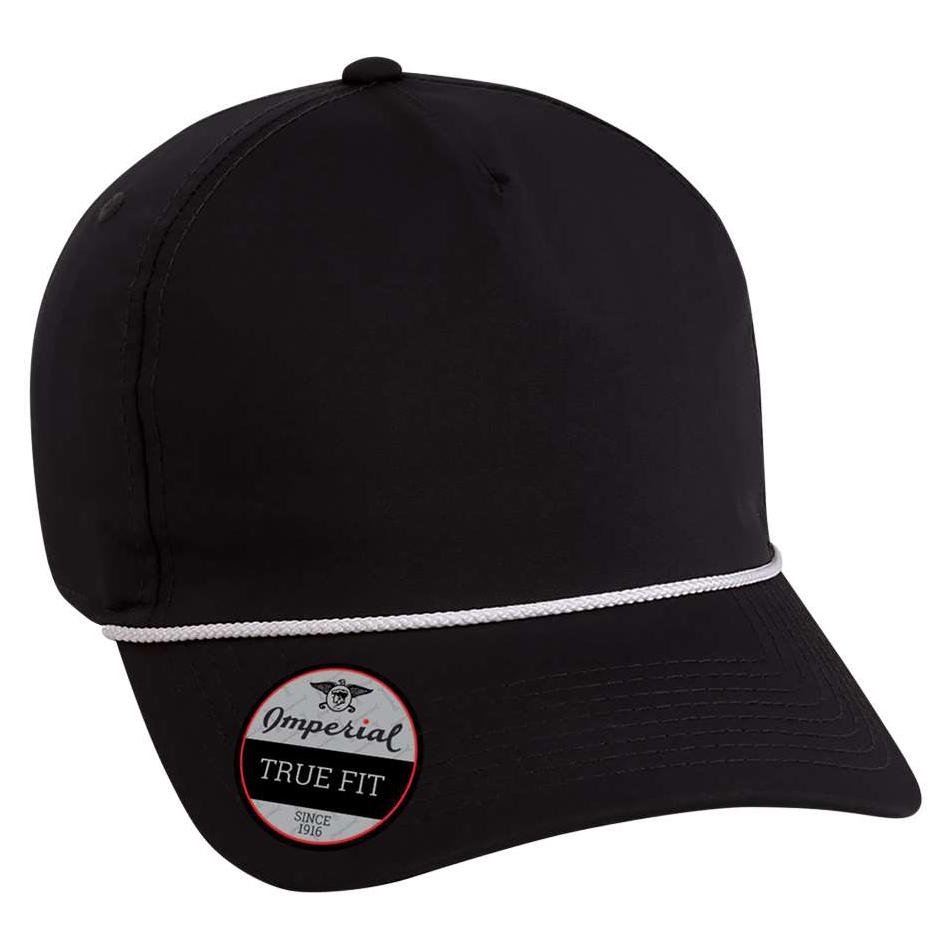 Black/White Ball Cap - Imperial - Structured Design