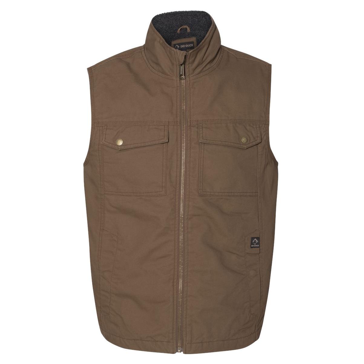 Black Vests - DRI DUCK - Warm Insulated Fabric