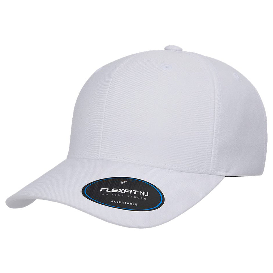 White Ball Caps - FlexFit - Structured Design
