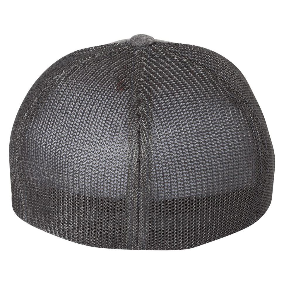 Dark Heather Grey Ball Cap - FlexFit - Comfortable Fit