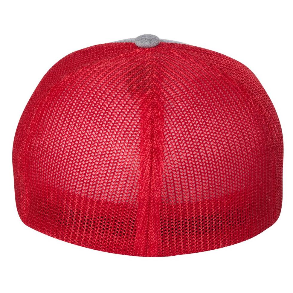 Dark Heather Grey Ball Cap - FlexFit - Comfortable Fit