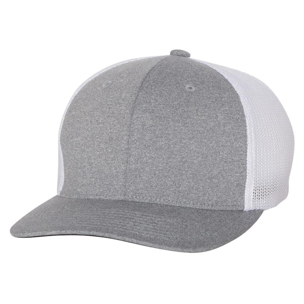 Dark Heather Grey Ball Cap - FlexFit - Comfortable Fit