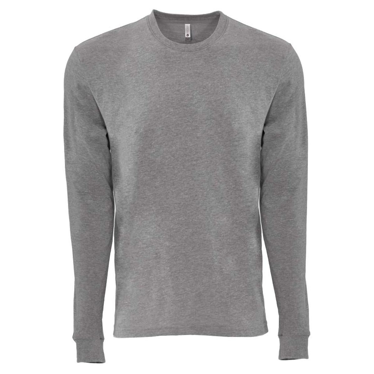Black Sueded T-Shirt - Next Level - Long Sleeve Soft