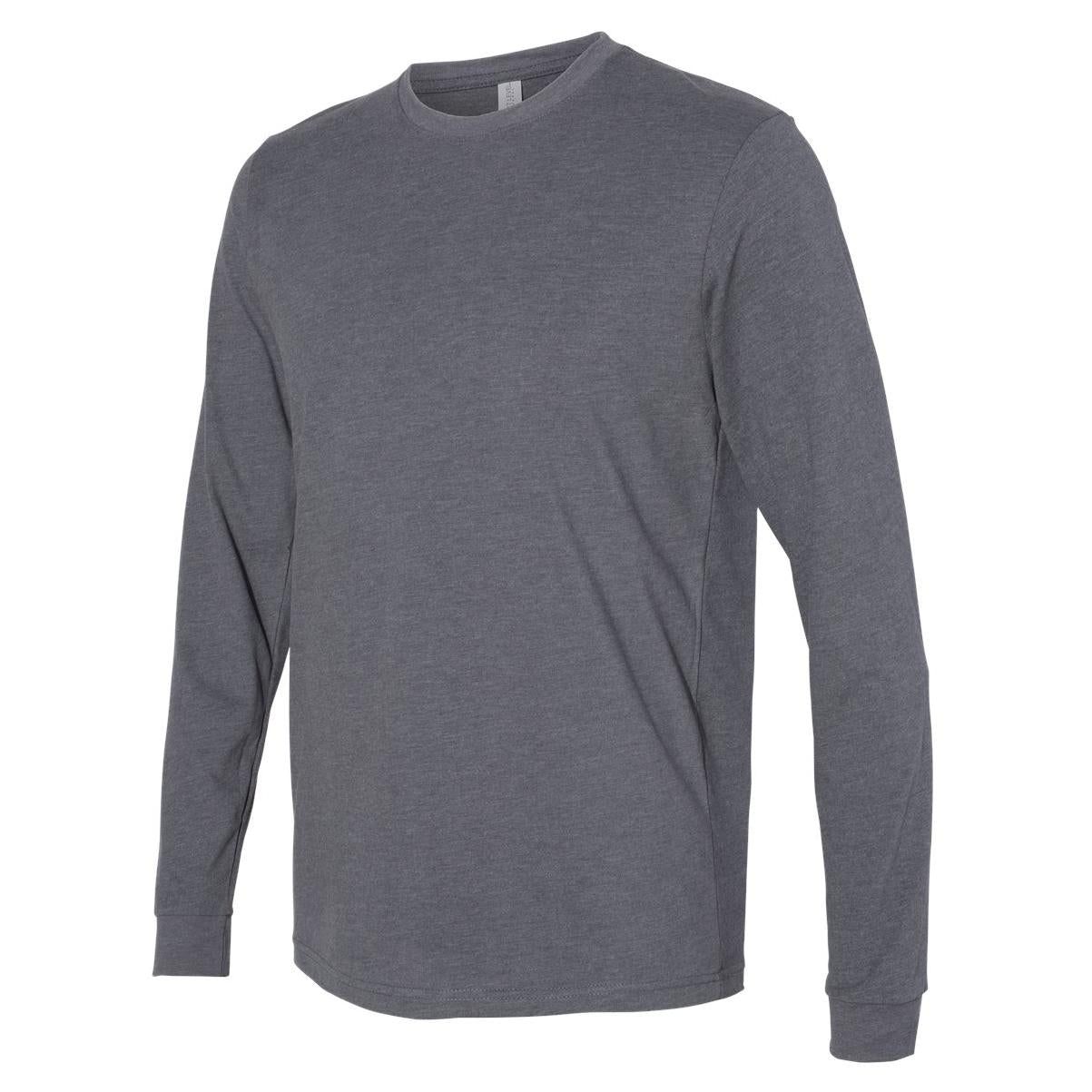 Black Sueded T-Shirt - Next Level - Long Sleeve Soft