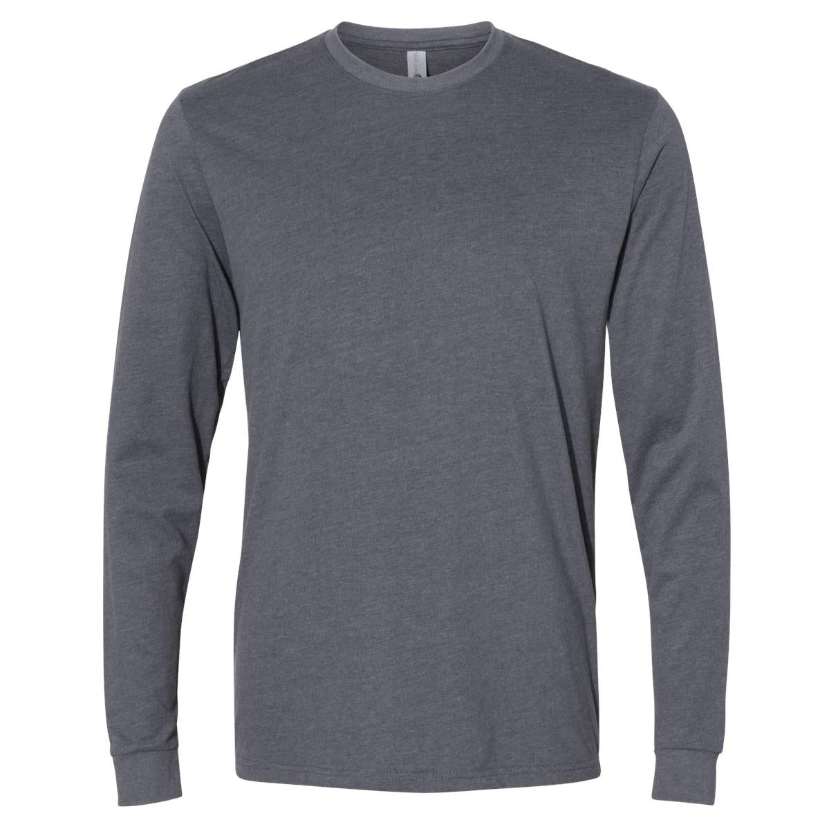 Black Sueded T-Shirt - Next Level - Long Sleeve Soft