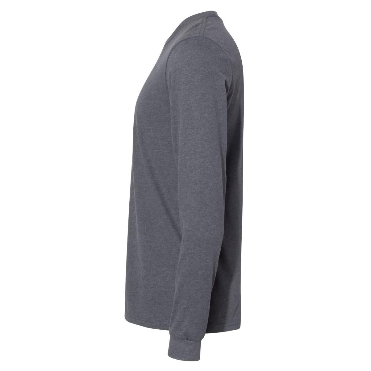 Black Sueded T-Shirt - Next Level - Long Sleeve Soft