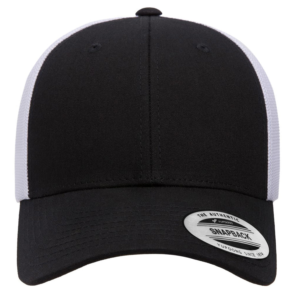 Black/White Ball Cap - YP Classics - Snapback Style