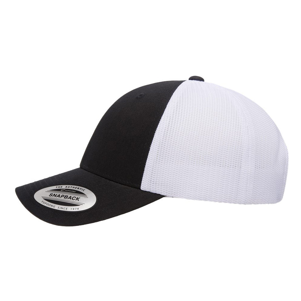 Black/White Ball Cap - YP Classics - Snapback Style
