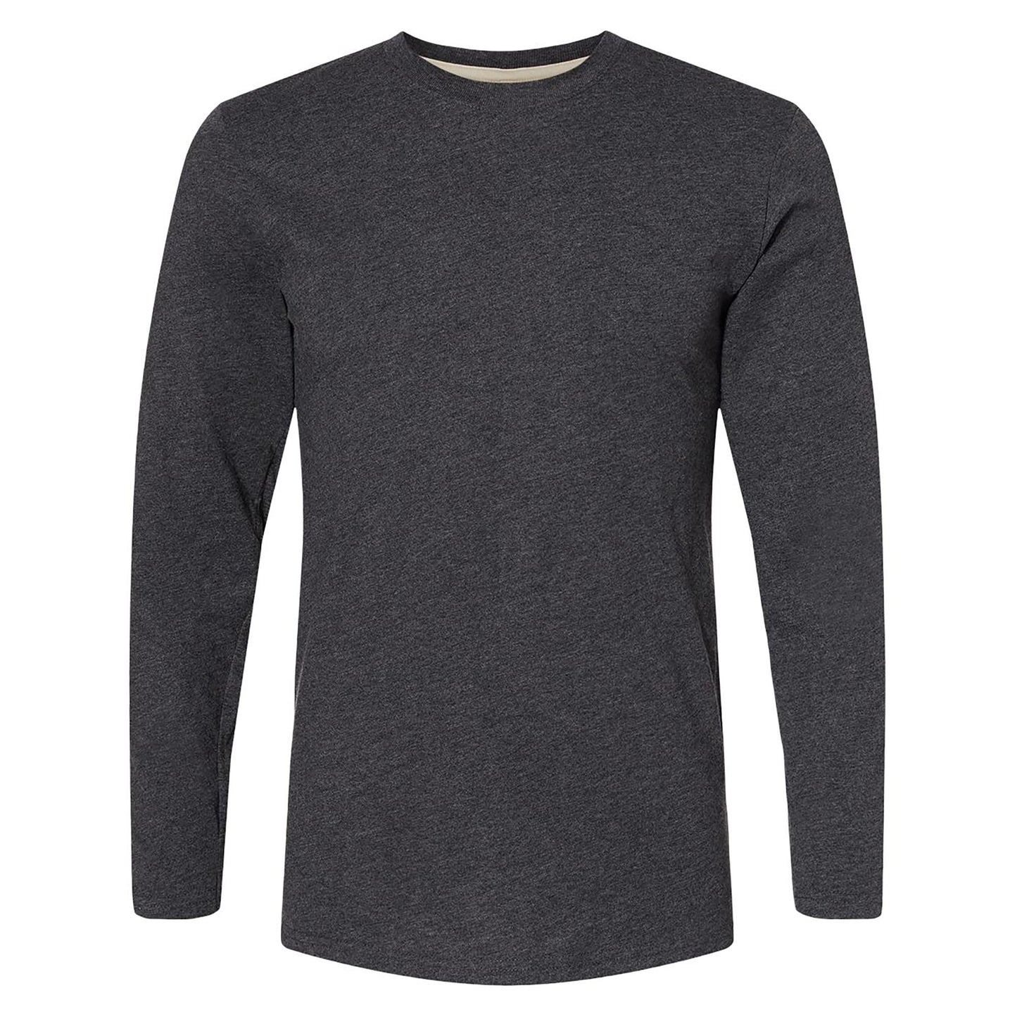 Black T-Shirts - LAT - Fine Jersey Long Sleeve