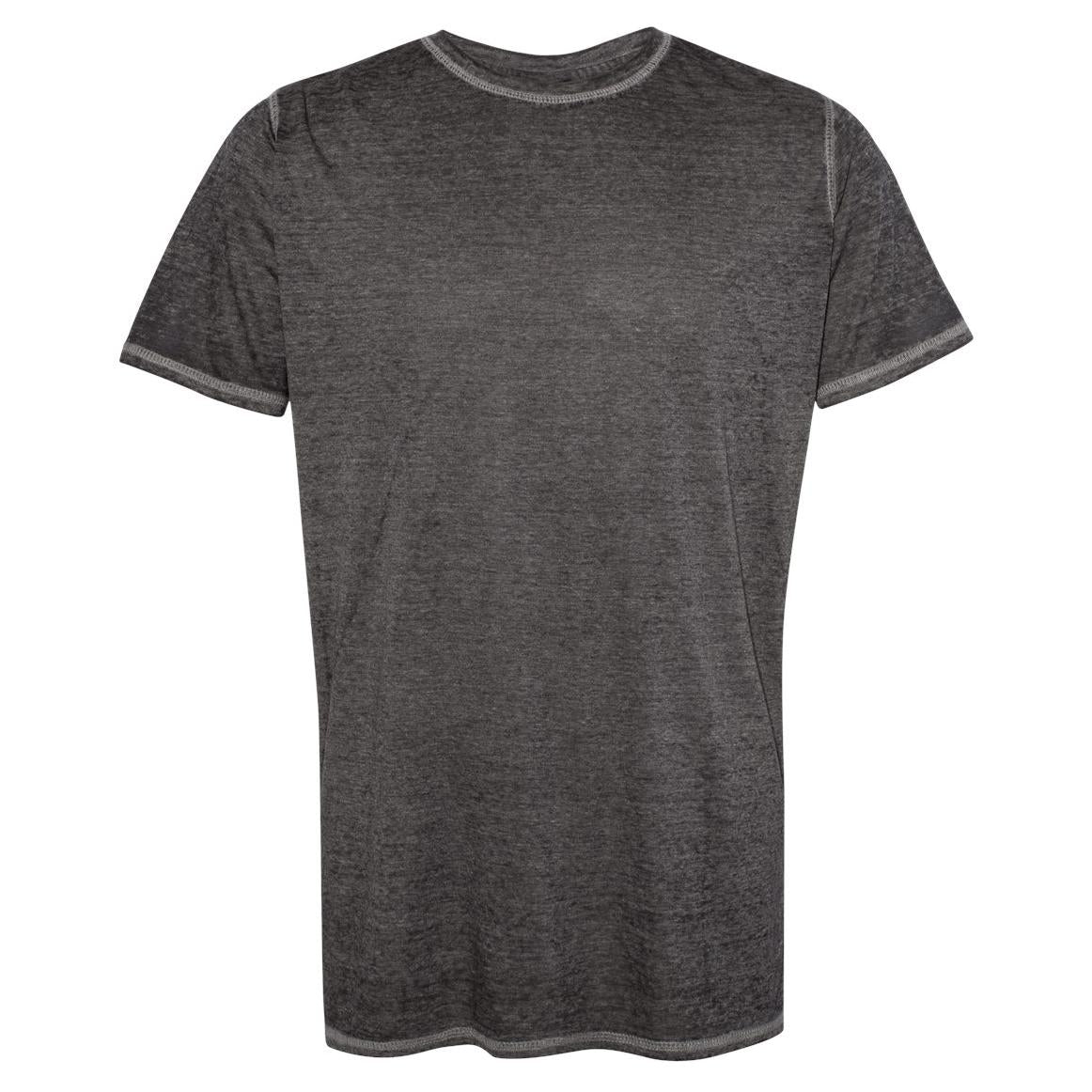 Twisted Black T-Shirts - J. America - Unique Burnout Jersey