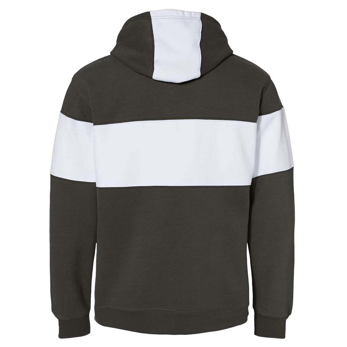 Black Sweatshirts - J. America - Colorblocked Fleece