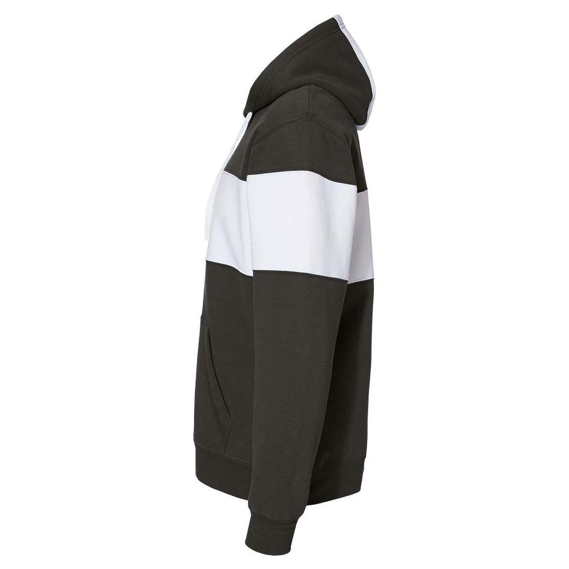 Black Sweatshirts - J. America - Colorblocked Fleece