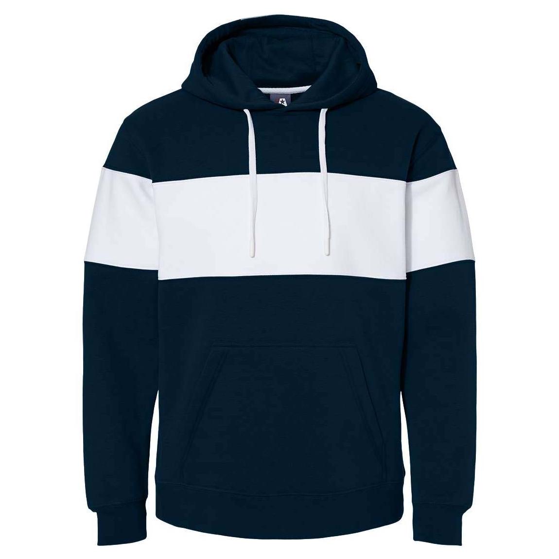 Black Sweatshirts - J. America - Colorblocked Fleece