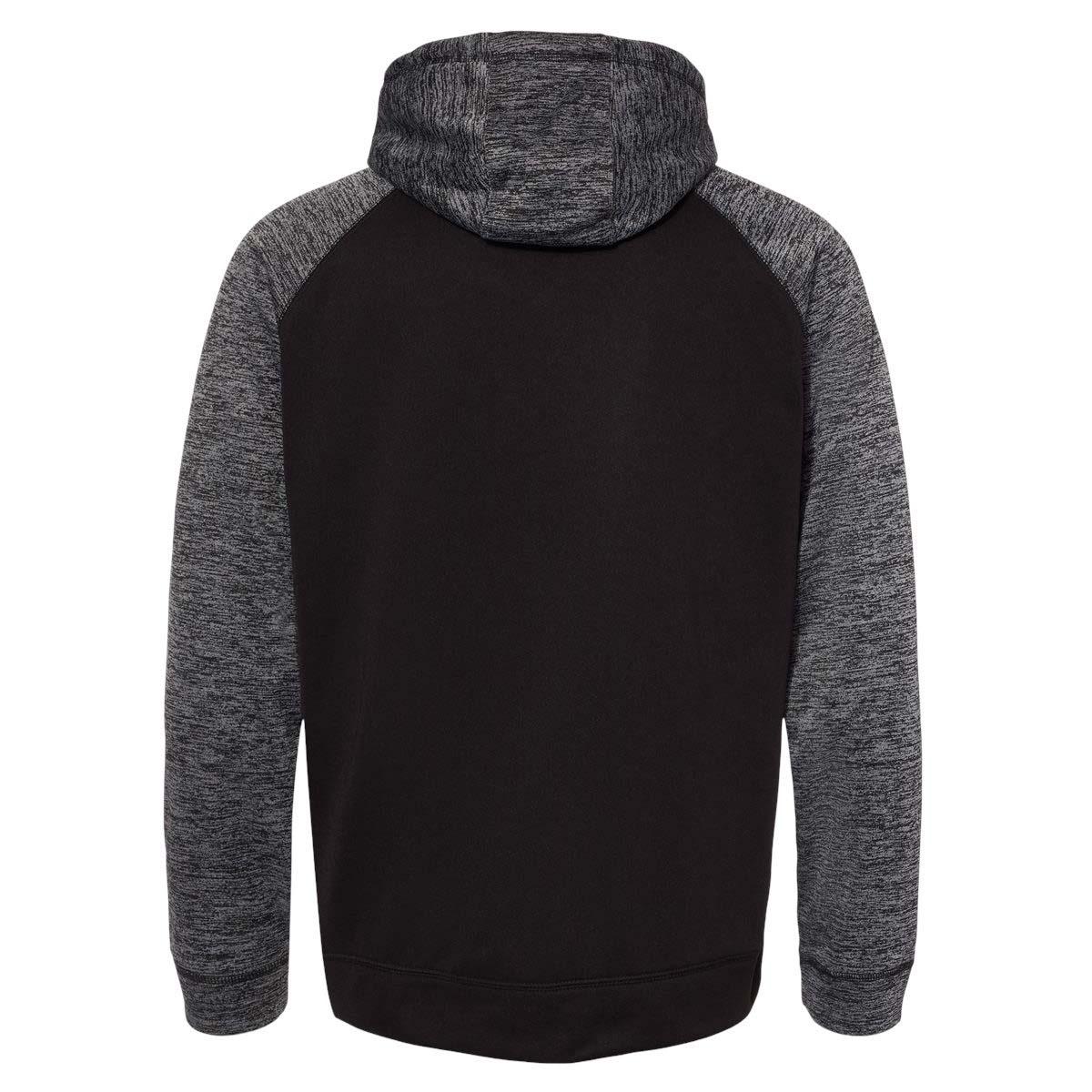 Black/Heather Charcoal Sweatshirt - Burnside - Durable Fabric