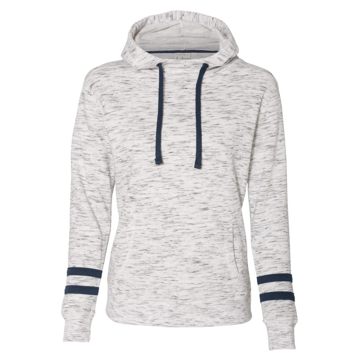 White/Black Sweatshirts - J. America - Soft Fleece