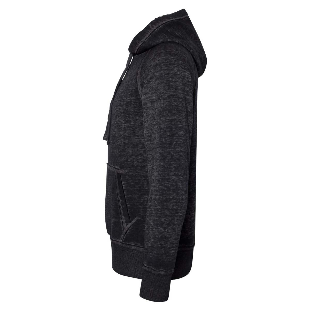 Twisted Black Sweatshirt - J. America - Cozy Fleece