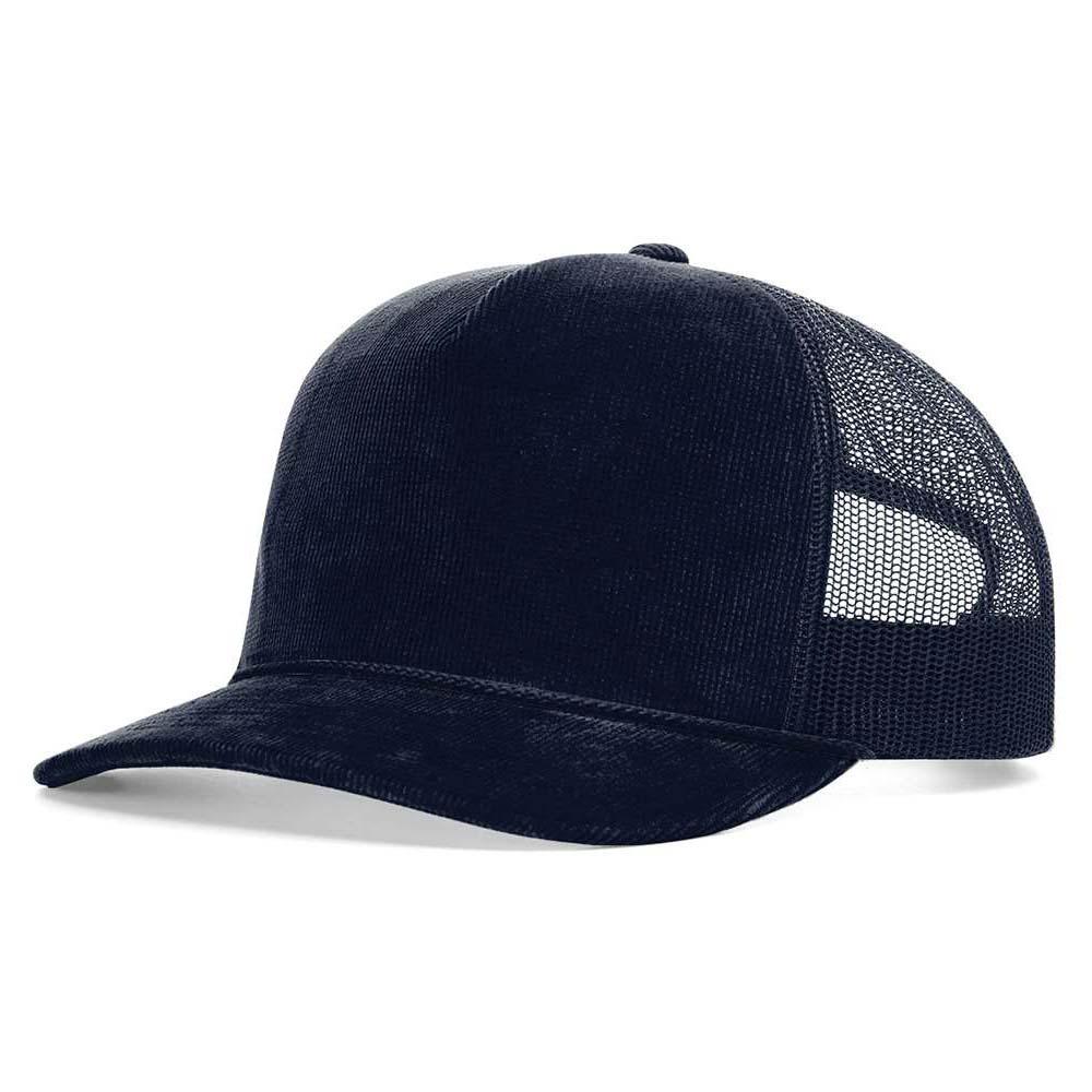 Black/Charcoal Ball Caps - Richardson - Soft Corduroy