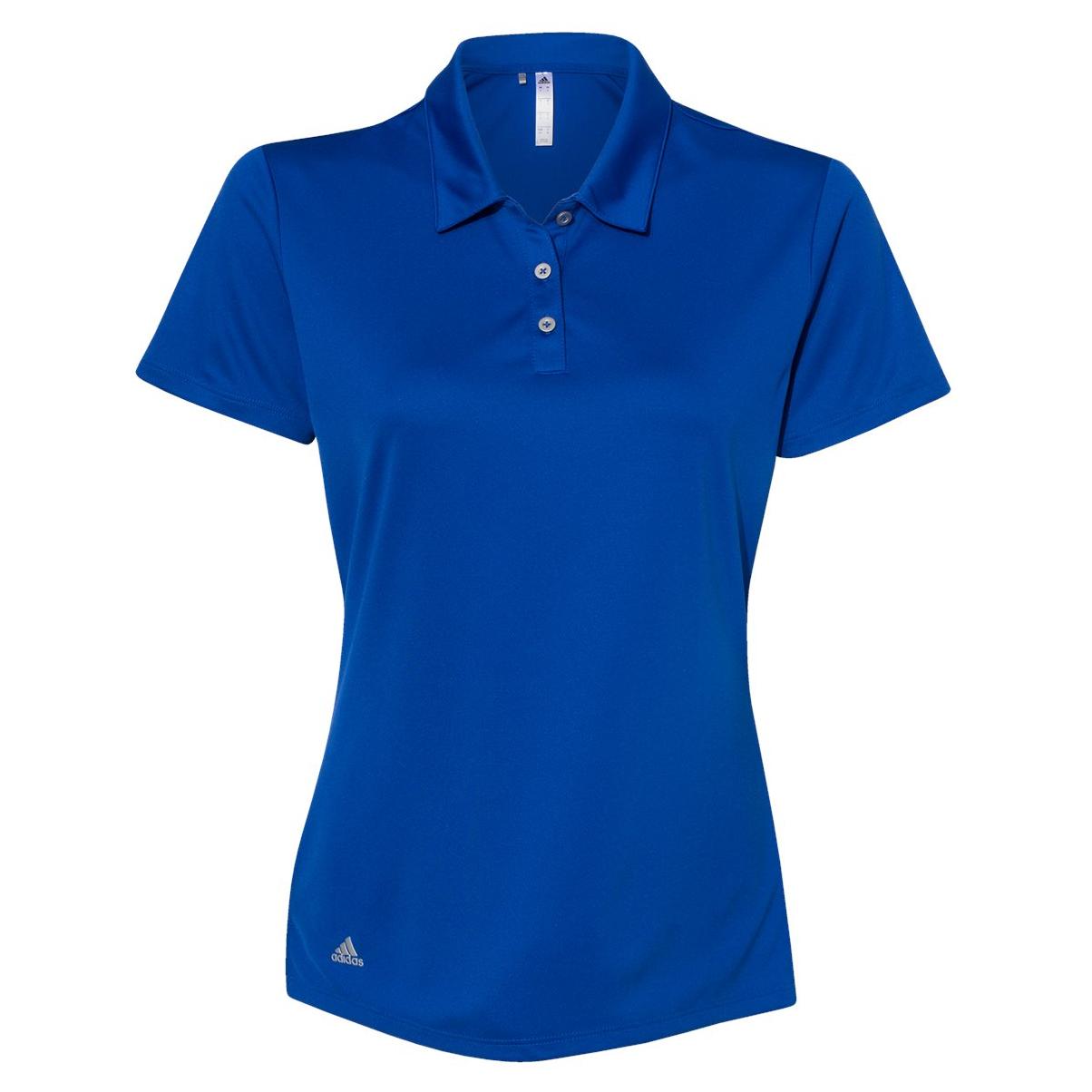Black Polo Shirt - Adidas - Performance Fabric