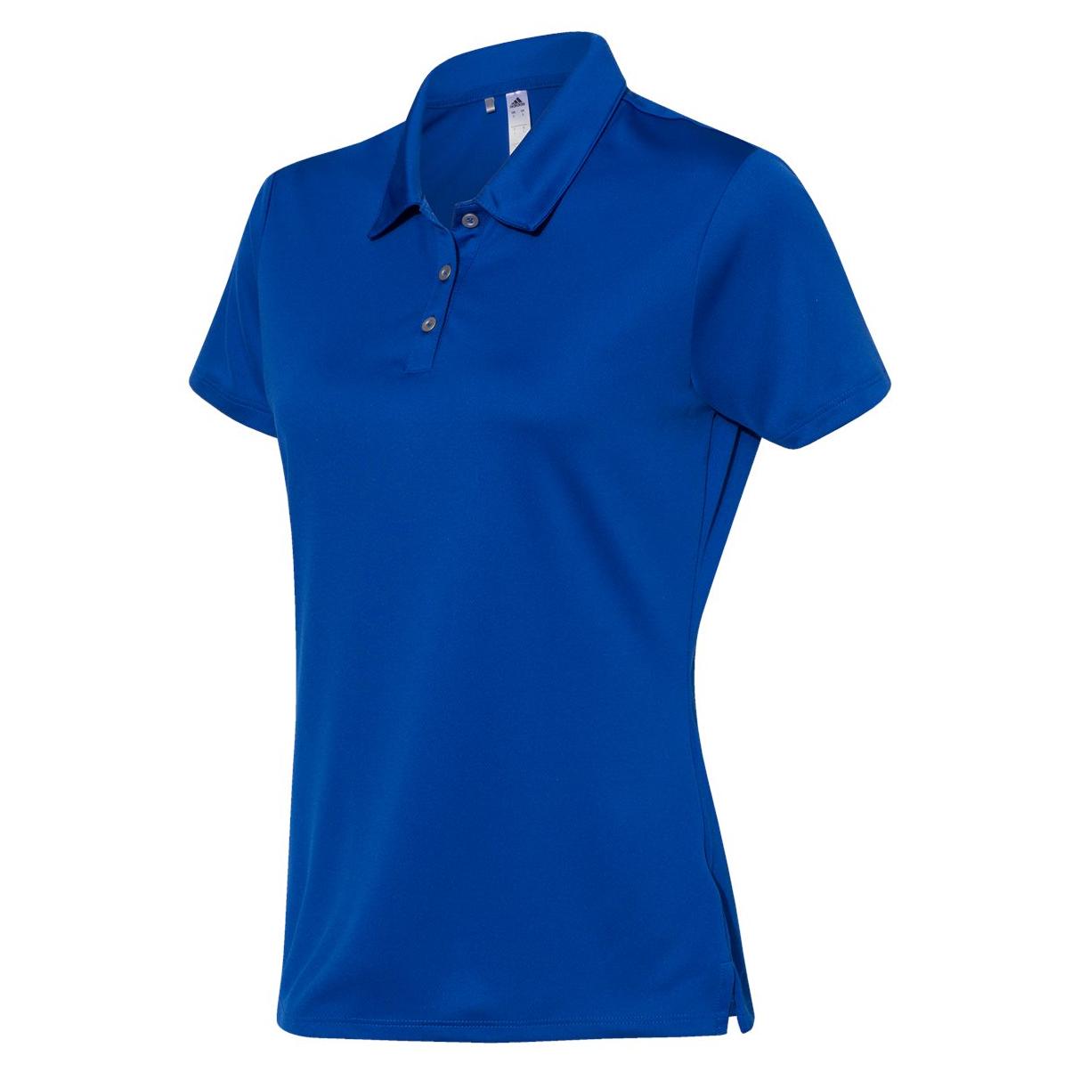 Black Polo Shirt - Adidas - Performance Fabric