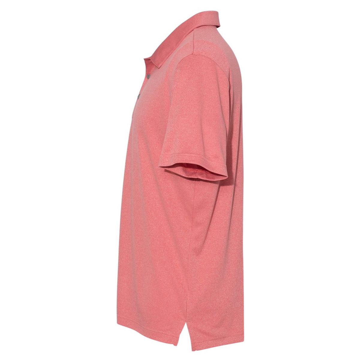 Power Red Heather Polo - Adidas - Lightweight Design