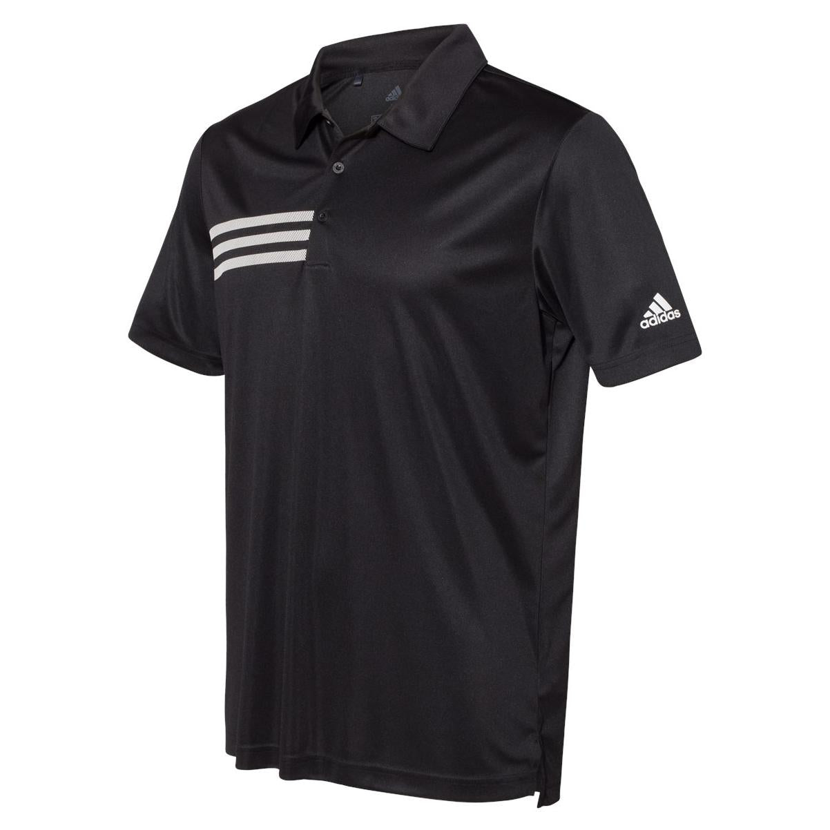 Black/White Polo Shirt - Adidas - Comfortable Fit