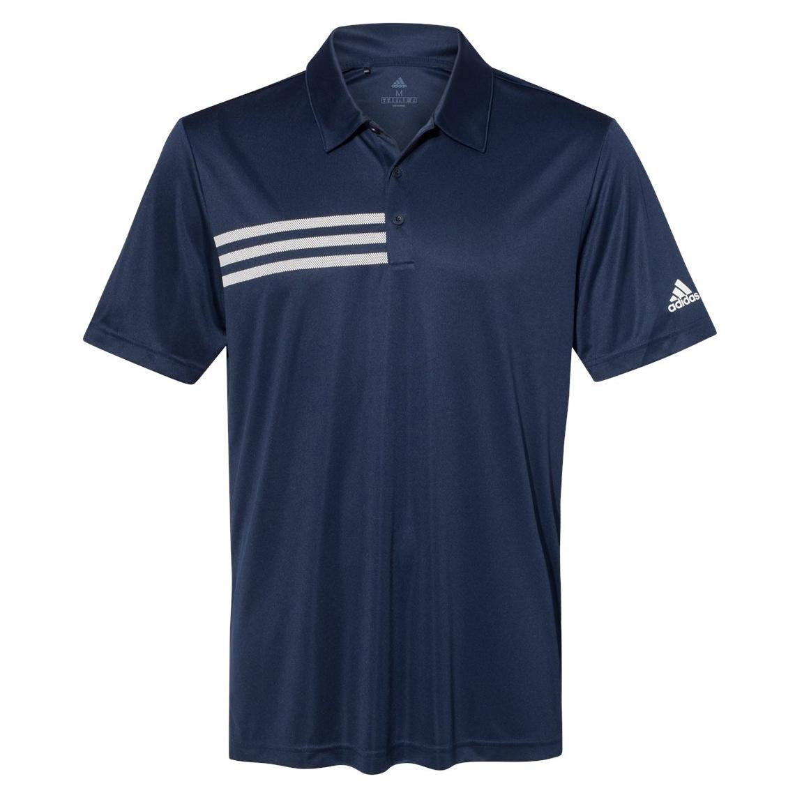 Black/White Polo Shirt - Adidas - Comfortable Fit
