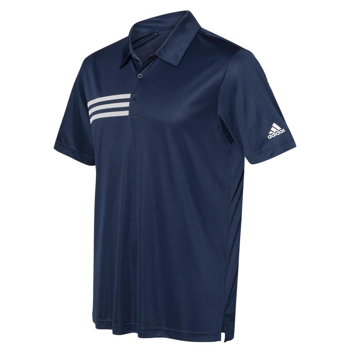 Black/White Polo Shirt - Adidas - Comfortable Fit