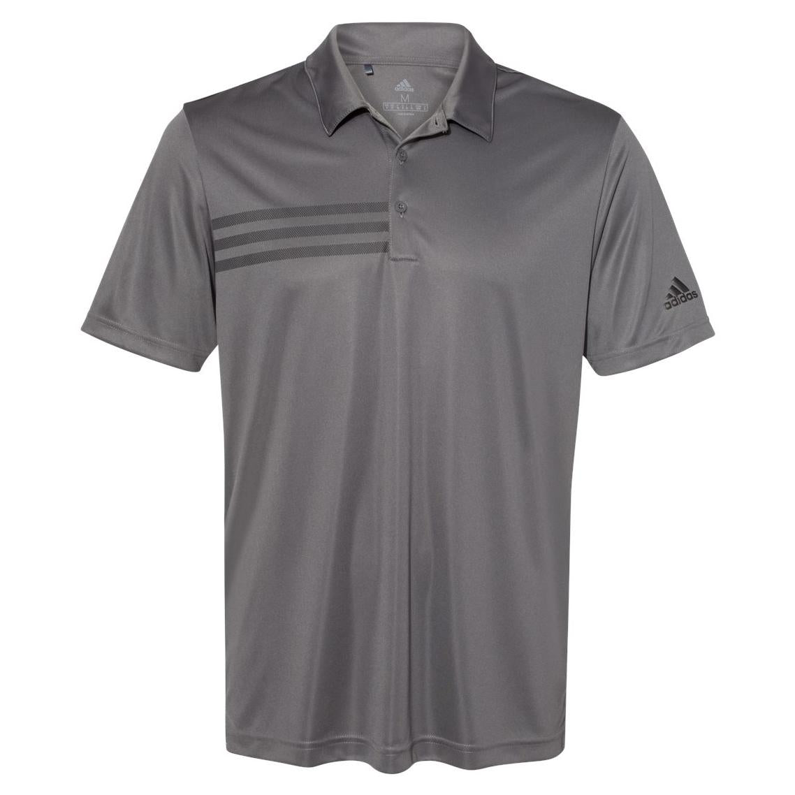 Black/White Polo Shirt - Adidas - Comfortable Fit