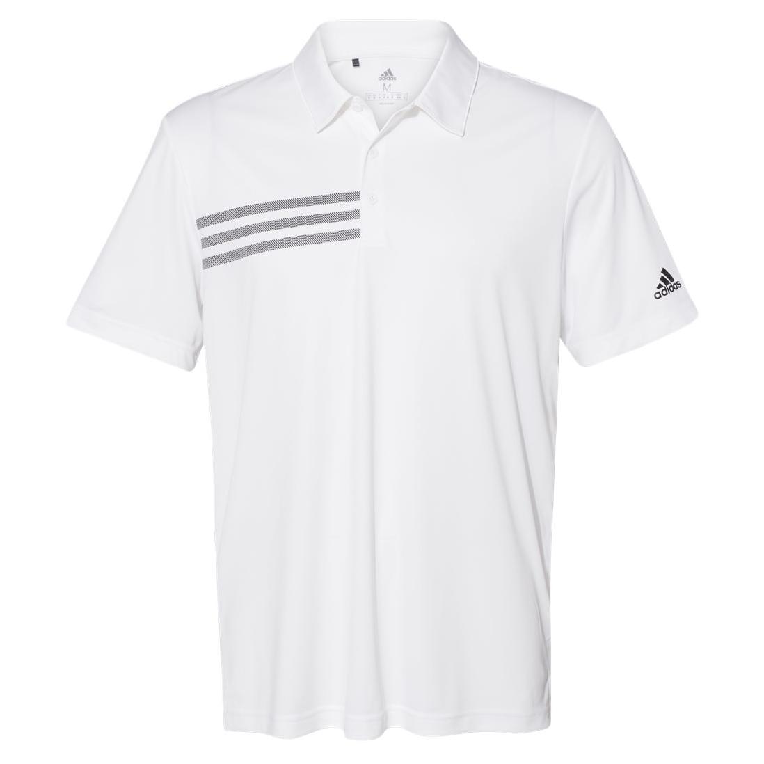 Black/White Polo Shirt - Adidas - Comfortable Fit