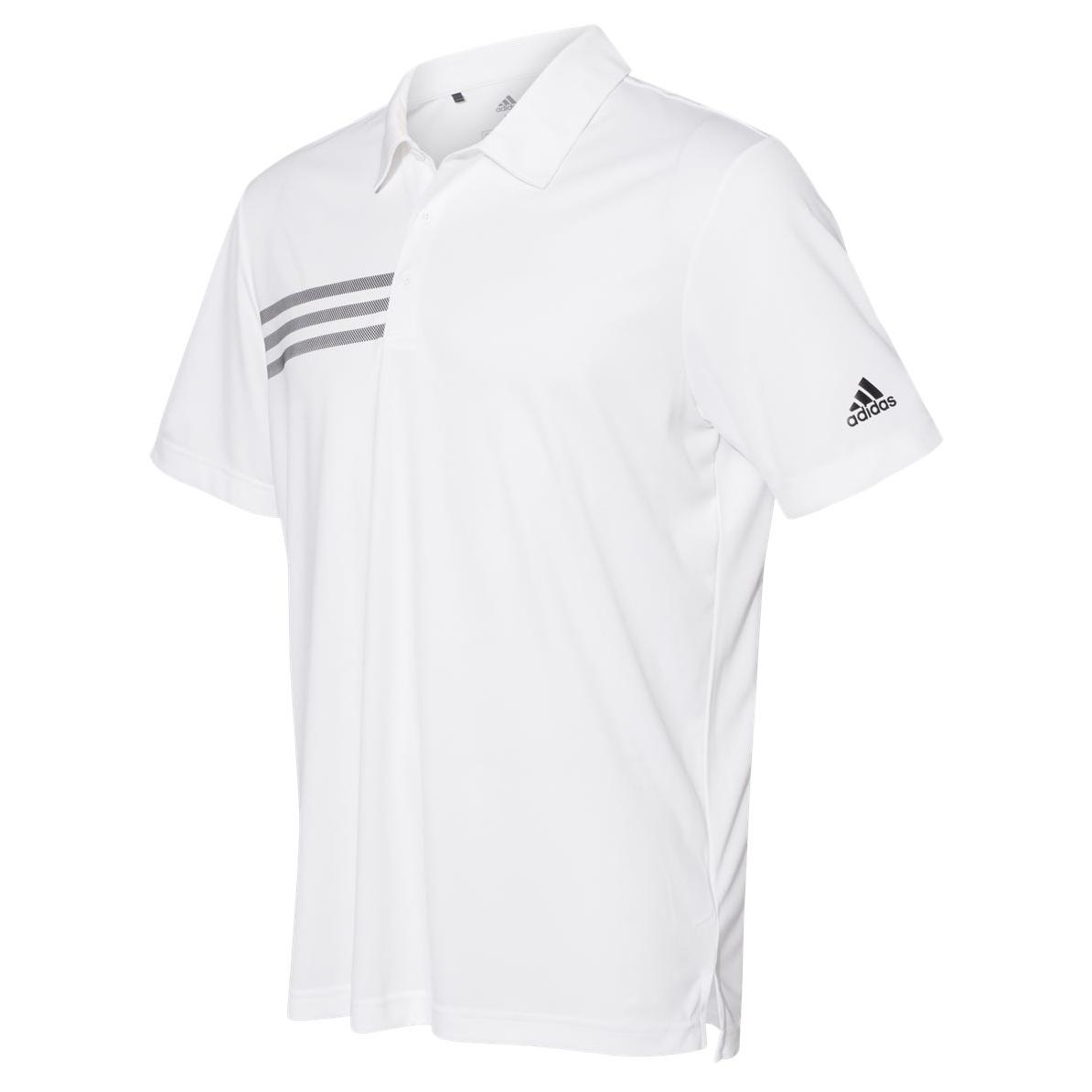 Black/White Polo Shirt - Adidas - Comfortable Fit