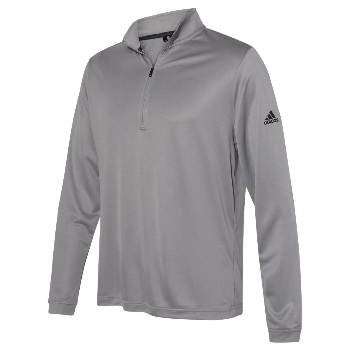 Black Heather Sweatshirt - Adidas - Lightweight Comfort