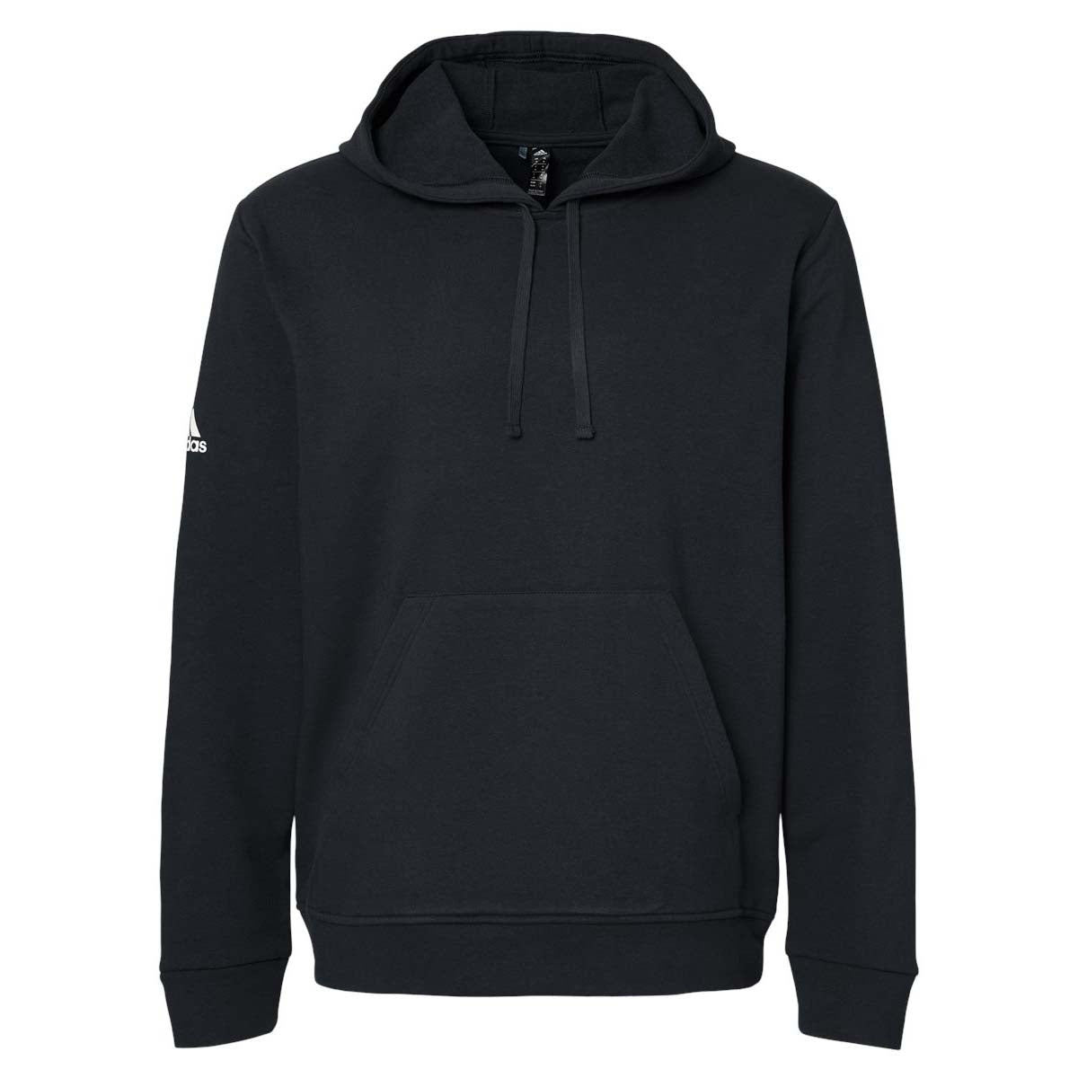 Black Sweatshirts - Adidas - Soft Fleece Hoodie - Cozy Style