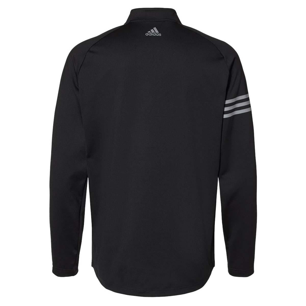 Black/Grey Three Heather Sweatshirt - Adidas - Stylish Zip